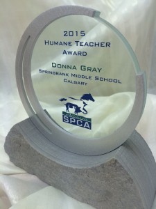 2015 Humane Teacher Award